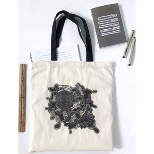 Original Artwork Zentangle Mandala Tote Bag